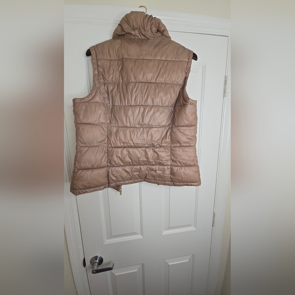 Calvin Klein Women's Vest Performance Puffer Zipper Down Sliver Jacket Sz L - Picture 3 of 6